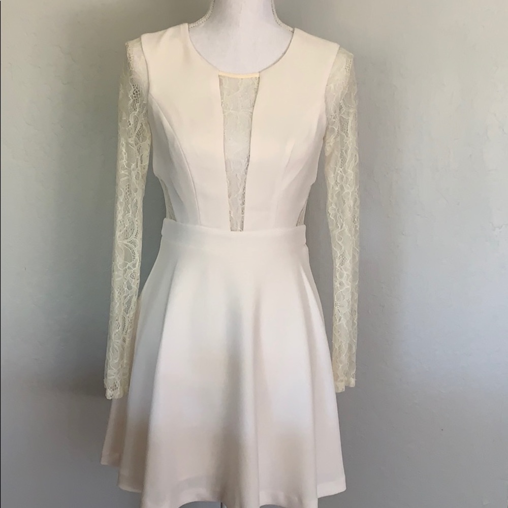 Ivory mini BCBG Dress